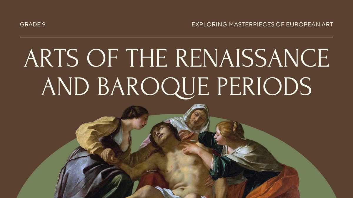 Arts Of The Renaissance And Baroque Period Slides For Grade 9 - slide 1