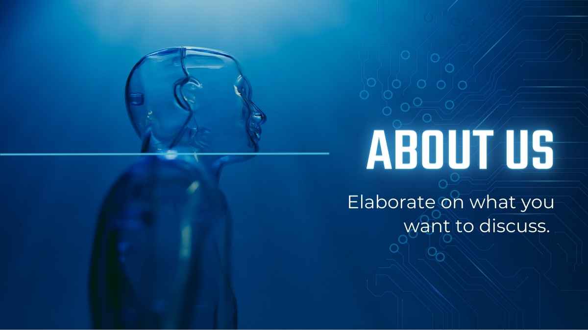 Tema Teknologi Hitam dan Biru untuk Career Day dalam Slide - slide 4