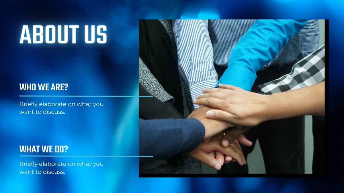 Tema Teknologi Hitam dan Biru untuk Career Day dalam Slide - slide 7