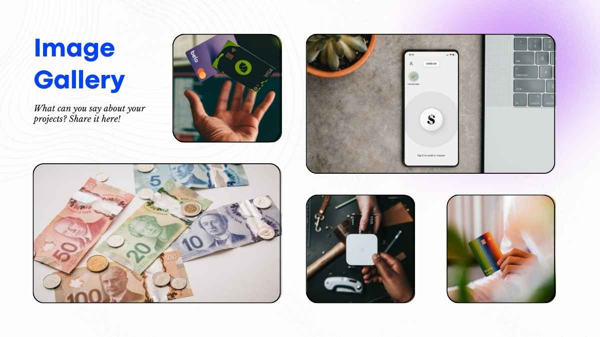 Blue Minimal Cool Gradient FinTech Pitch Deck - slide 11