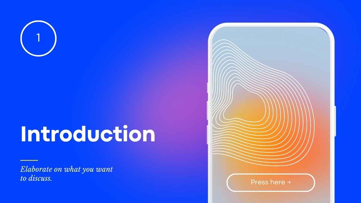 Blue Minimal Cool Gradient FinTech Pitch Deck - slide 4