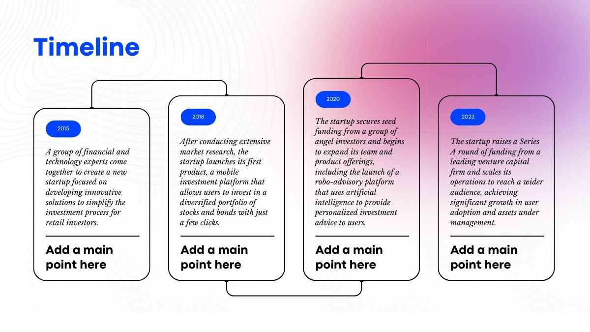 Blue Minimal Cool Gradient FinTech Pitch Deck - slide 7
