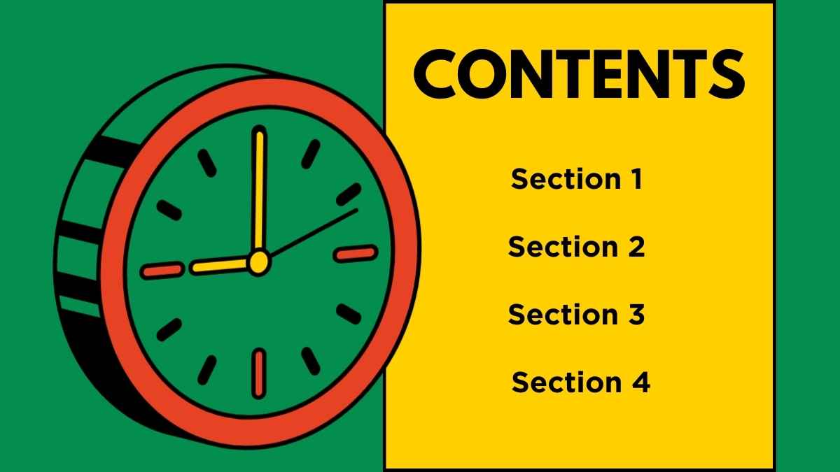 Tema de Relógio de Contagem Regressiva Fofo em Slides - deslizar 2