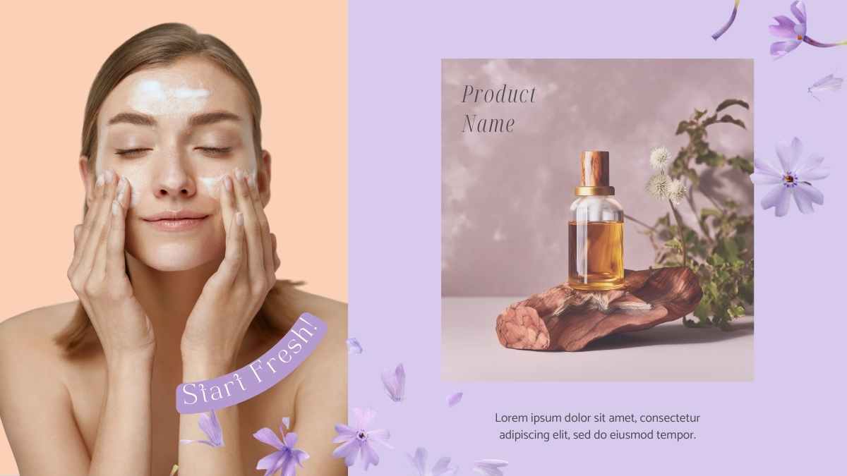 Cute Floral Online Beauty Shop Marketing Plan - slide 9