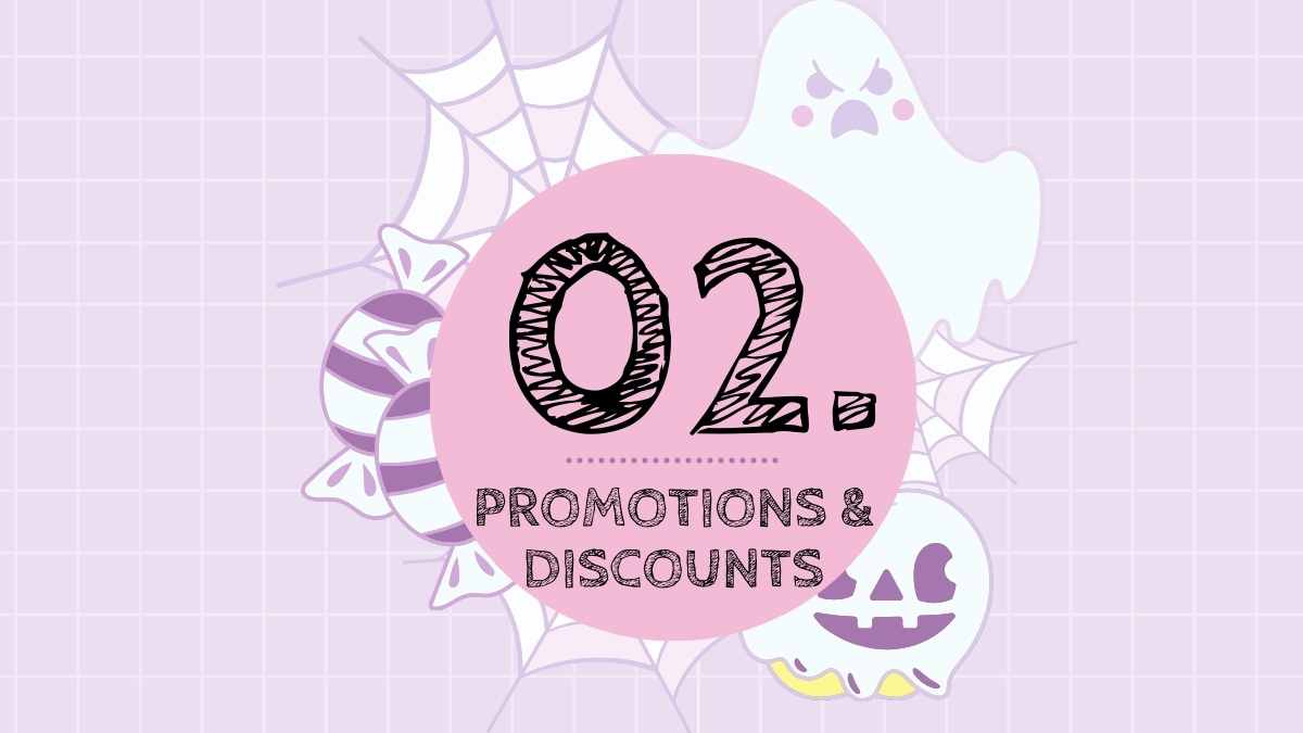 かわいいハロウィンのマーケティングスライド - slide 8