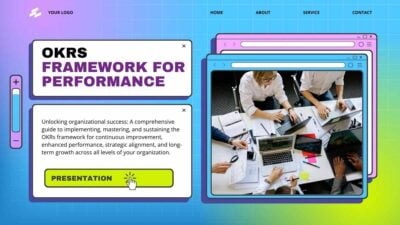 Framework Moderno de OKRs para Performance em Slides