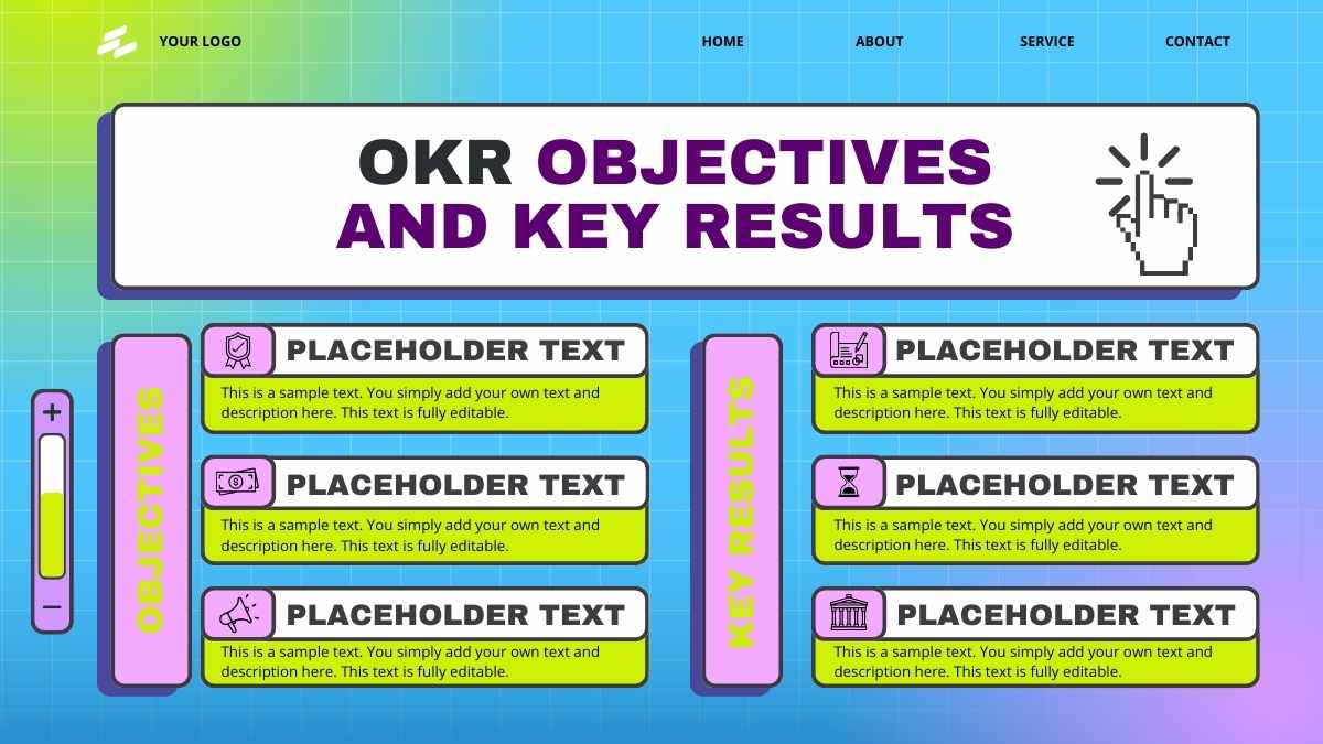 Framework Moderno de OKRs para Performance em Slides - deslizar 8