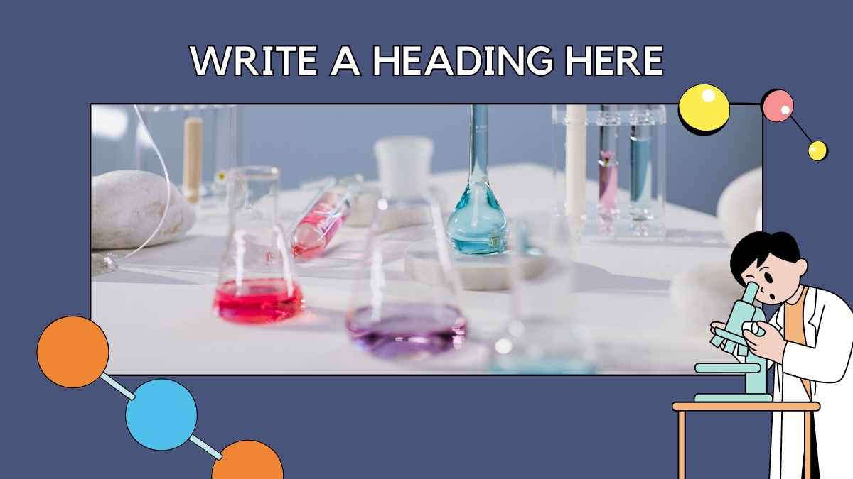 Dark Blue and Neon Illustrative Science Subject for Middle School Chemistry Education Slides - slide 15