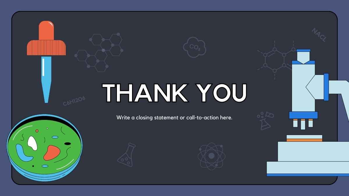 Dark Blue and Neon Illustrative Science Subject for Middle School Chemistry Education Slides - slide 16