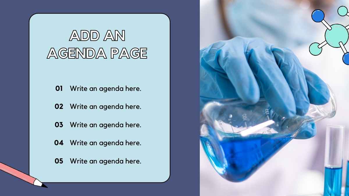 Dark Blue and Neon Illustrative Science Subject for Middle School Chemistry Education Slides - slide 6