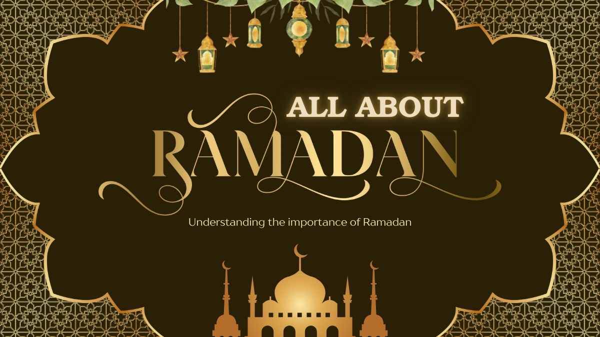 Pelajaran Serba-serbi Ramadan yang Elegan dalam Slide - slide 1