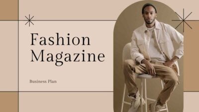 Slides de Negócios para Revista de Moda
