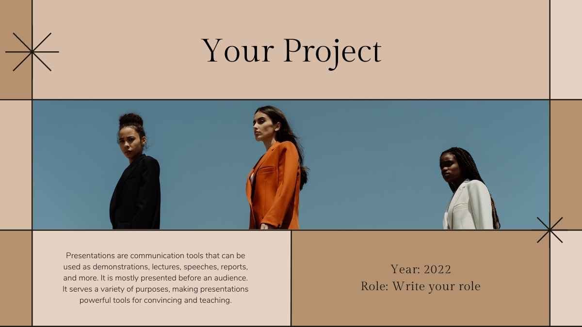 Slides de Negócios para Revista de Moda - deslizar 11
