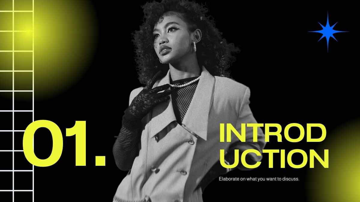 Yellow Maximalist Fashion Shop Pitch Deck - slide 6