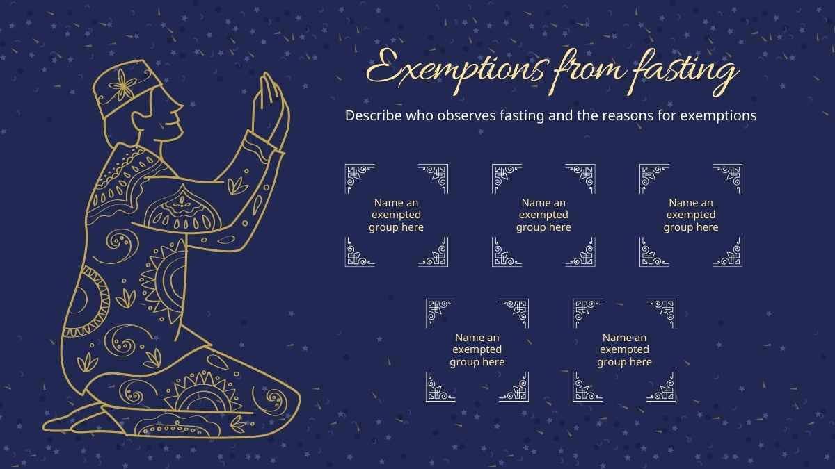 Puasa Ramadan yang Ilustratif dalam Slide - slide 8