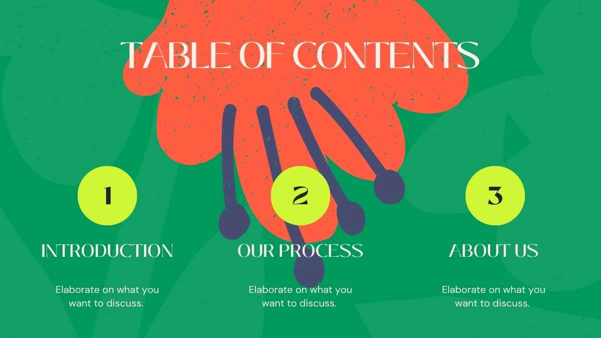 Pitch deck estetik warna-warni dalam Slide - slide 5