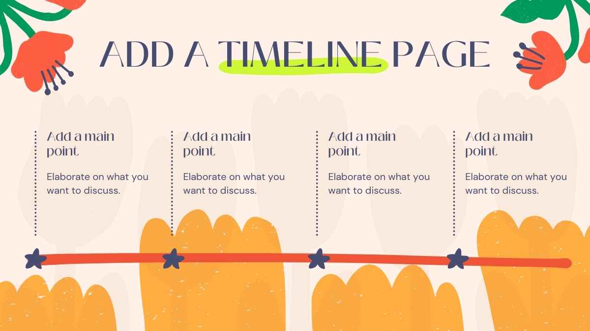 Pitch deck estetik warna-warni dalam Slide - slide 9
