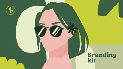 Kit Brand Ilustratif Kreatif dalam Slide