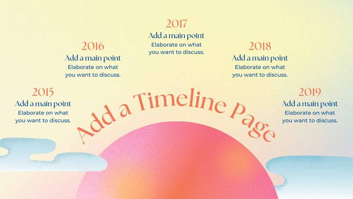 Linha do Tempo de História em Slides - deslizar 8