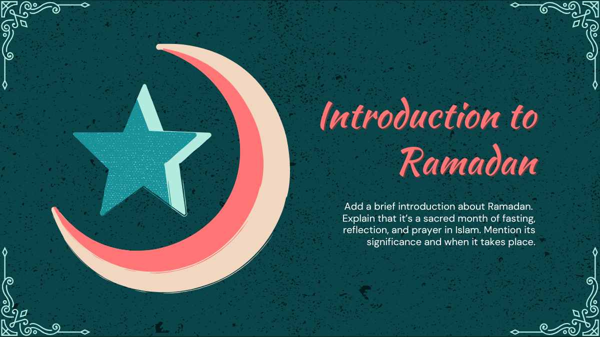 Aktivitas Selama Bulan Ramadan yang Ilustratif dalam Slide - slide 3
