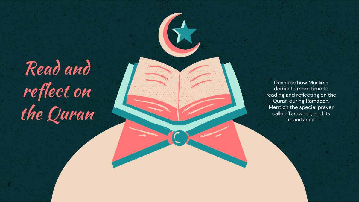Aktivitas Selama Bulan Ramadan yang Ilustratif dalam Slide - slide 4