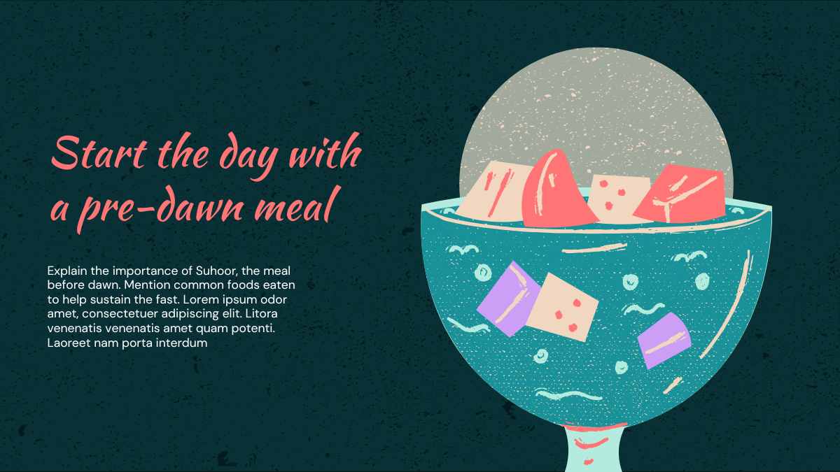 Aktivitas Selama Bulan Ramadan yang Ilustratif dalam Slide - slide 6