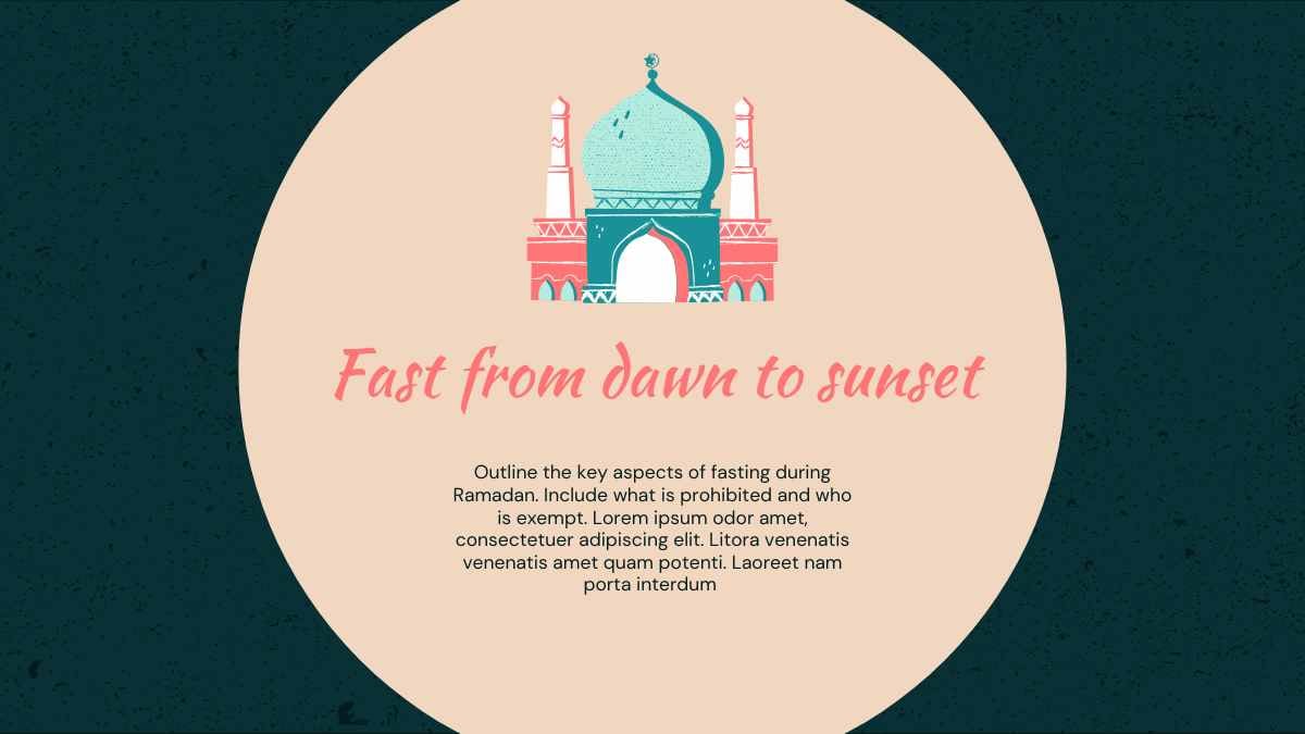 Aktivitas Selama Bulan Ramadan yang Ilustratif dalam Slide - slide 7