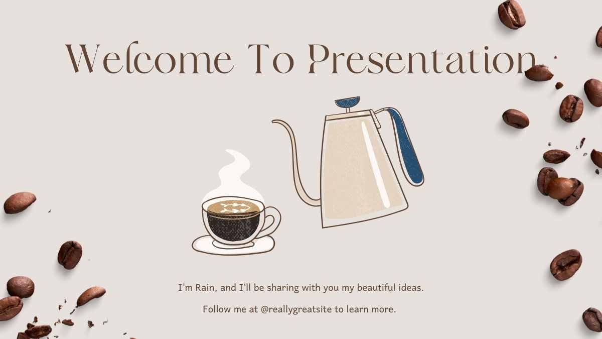 Catálogo de Café Ilustrado Minimalista em Slides - deslizar 5