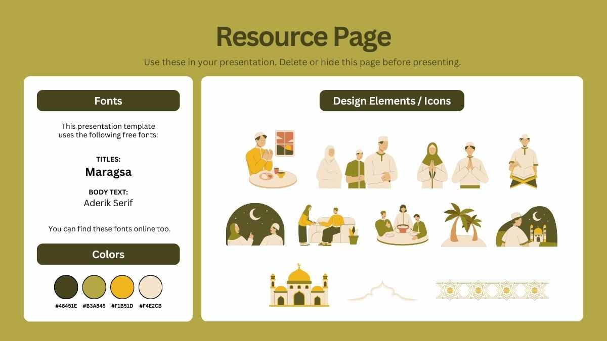 Latar Idul Fitri Ilustratif dalam Slide - slide 14