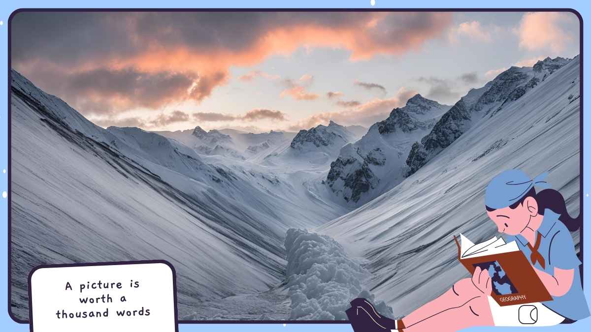 Bencana Alam: Longsor Salju yang Ilustratif dalam Slide - slide 12