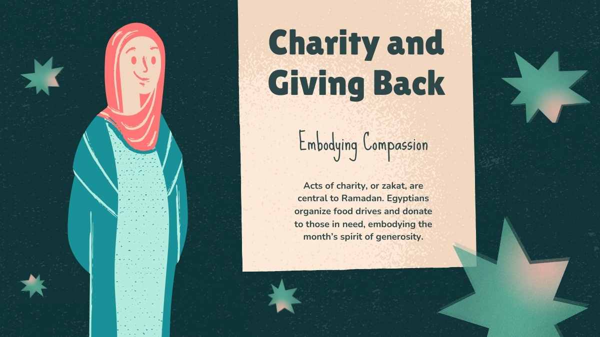 Ramadan di Mesir dalam Slide Ilustratif yang Imut - slide 10