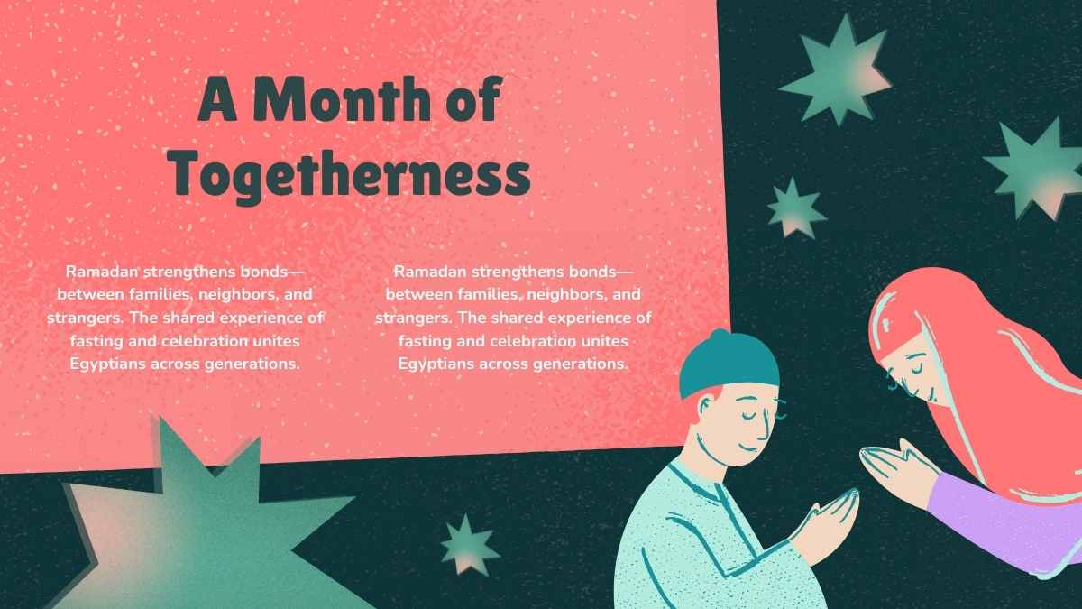 Ramadan di Mesir dalam Slide Ilustratif yang Imut - slide 11