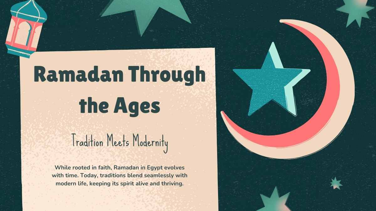 Ramadan di Mesir dalam Slide Ilustratif yang Imut - slide 12