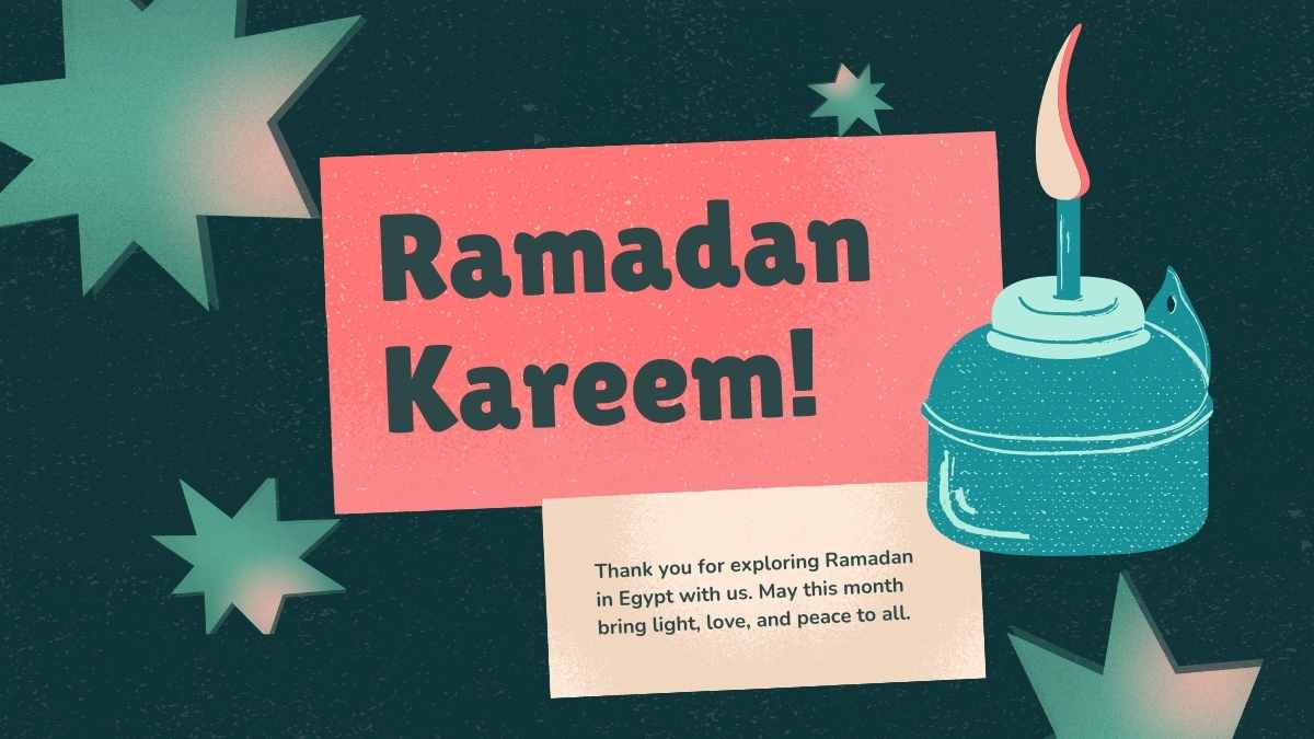 Ramadan di Mesir dalam Slide Ilustratif yang Imut - slide 14