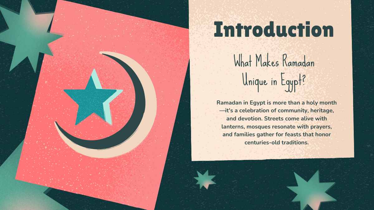 Ramadan di Mesir dalam Slide Ilustratif yang Imut - slide 3
