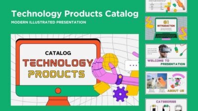 Illustrated Technology Products Catalog Slides