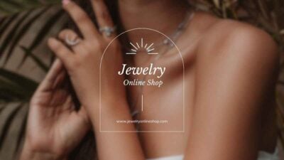 Elegant Jewelry Online Business Slides