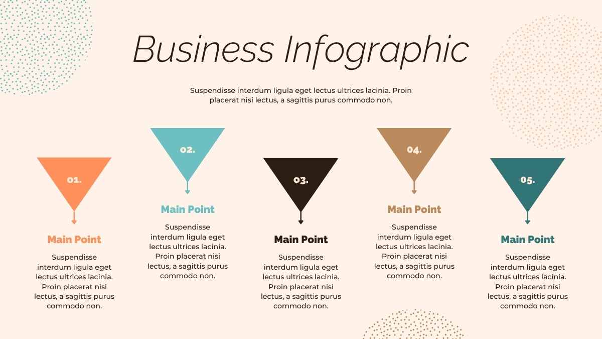 Infografis Timeline Panah Minimalis dalam Slide - slide 13
