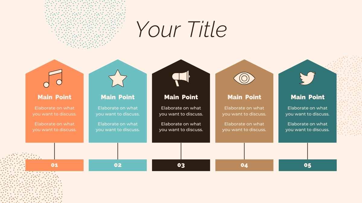 Infografis Timeline Panah Minimalis dalam Slide - slide 7