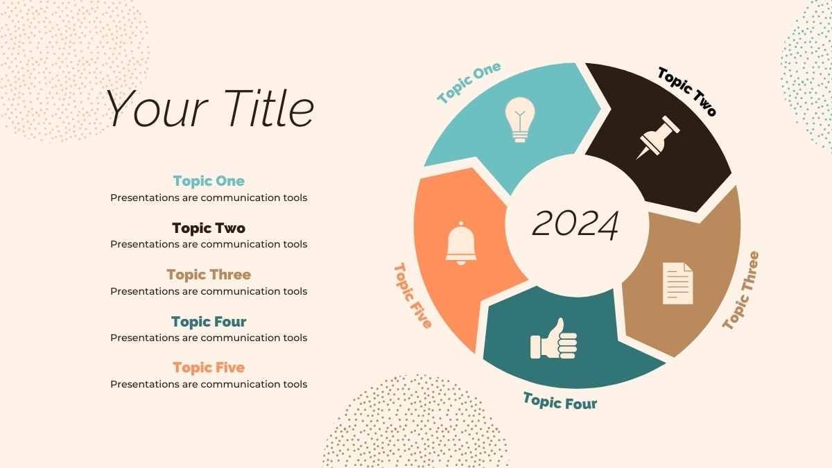 Infografis Timeline Panah Minimalis dalam Slide - slide 9