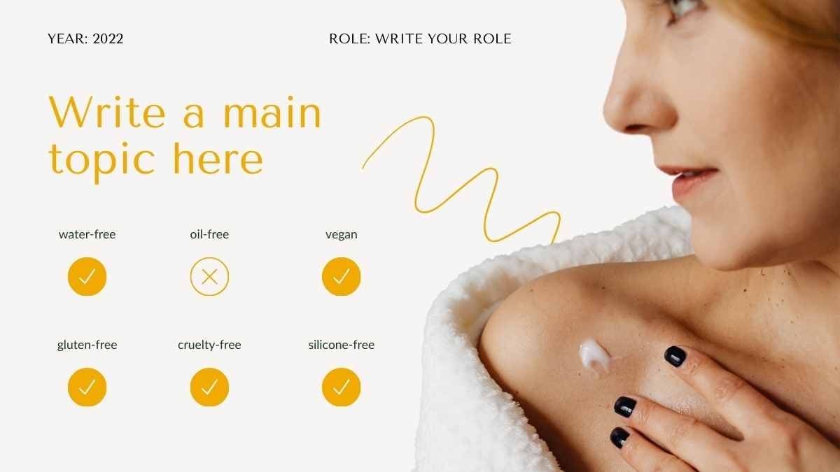 Katalog Produk Kecantikan Minimal Doodle dalam Slide - slide 8