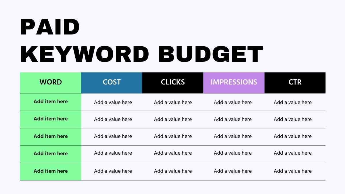 Minimal Geometric SEO Strategy Slides - slide 13