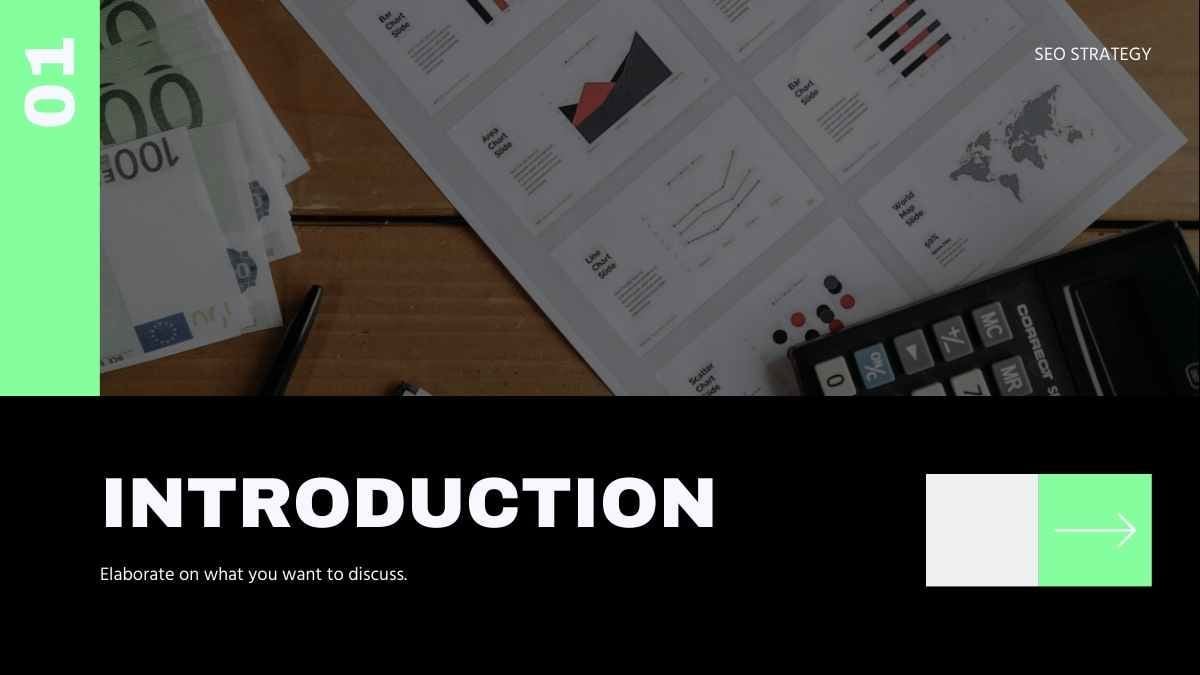 Minimal Geometric SEO Strategy Slides - slide 4