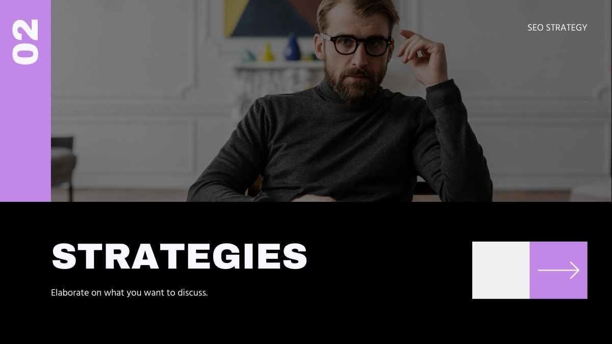 Minimal Geometric SEO Strategy Slides - slide 7
