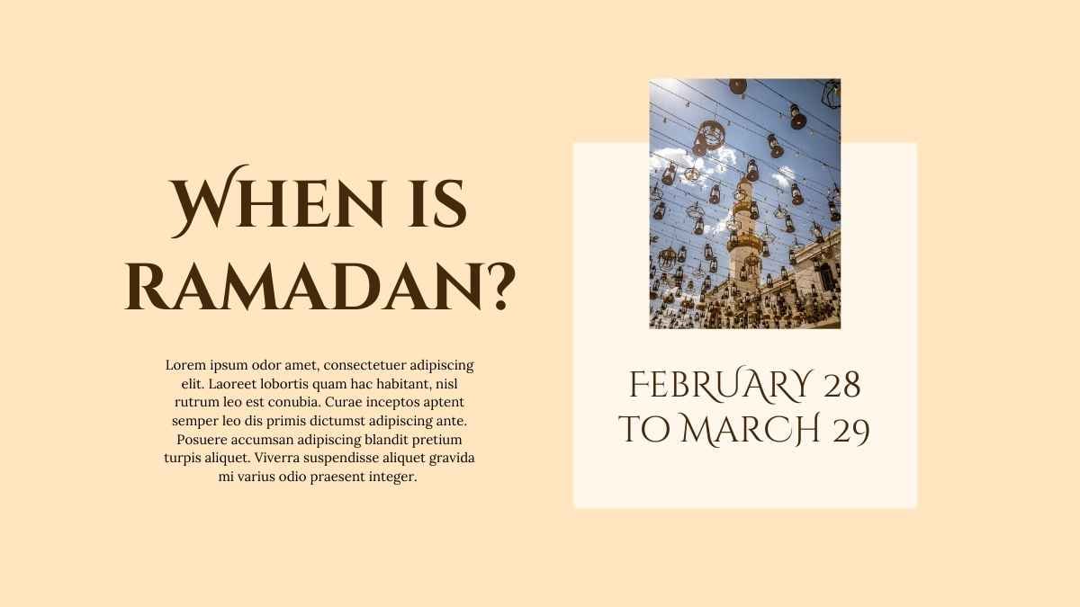Latar Ramadan Kareem Minimalis dalam Slide - slide 5