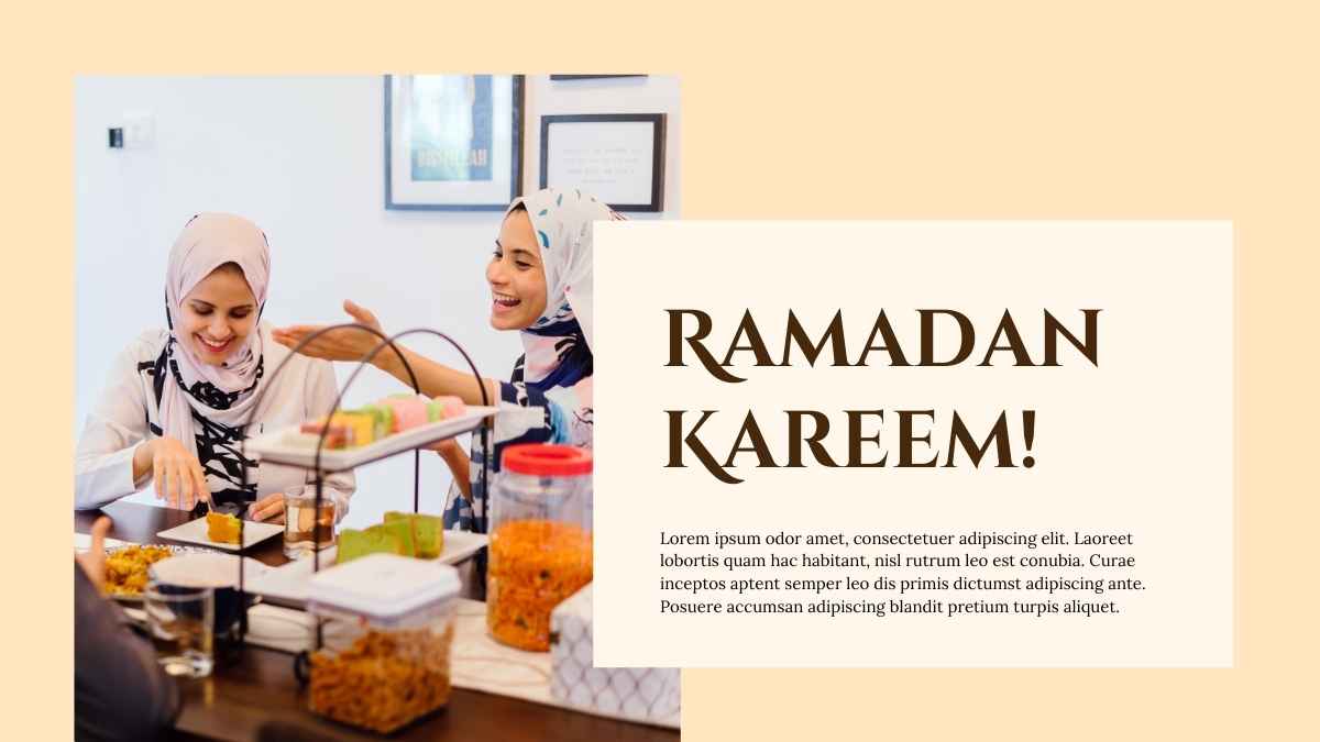 Latar Ramadan Kareem Minimalis dalam Slide - slide 7