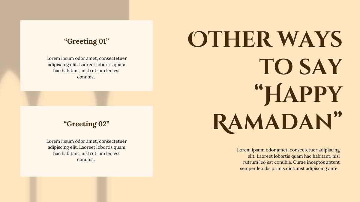 Latar Ramadan Kareem Minimalis dalam Slide - slide 8