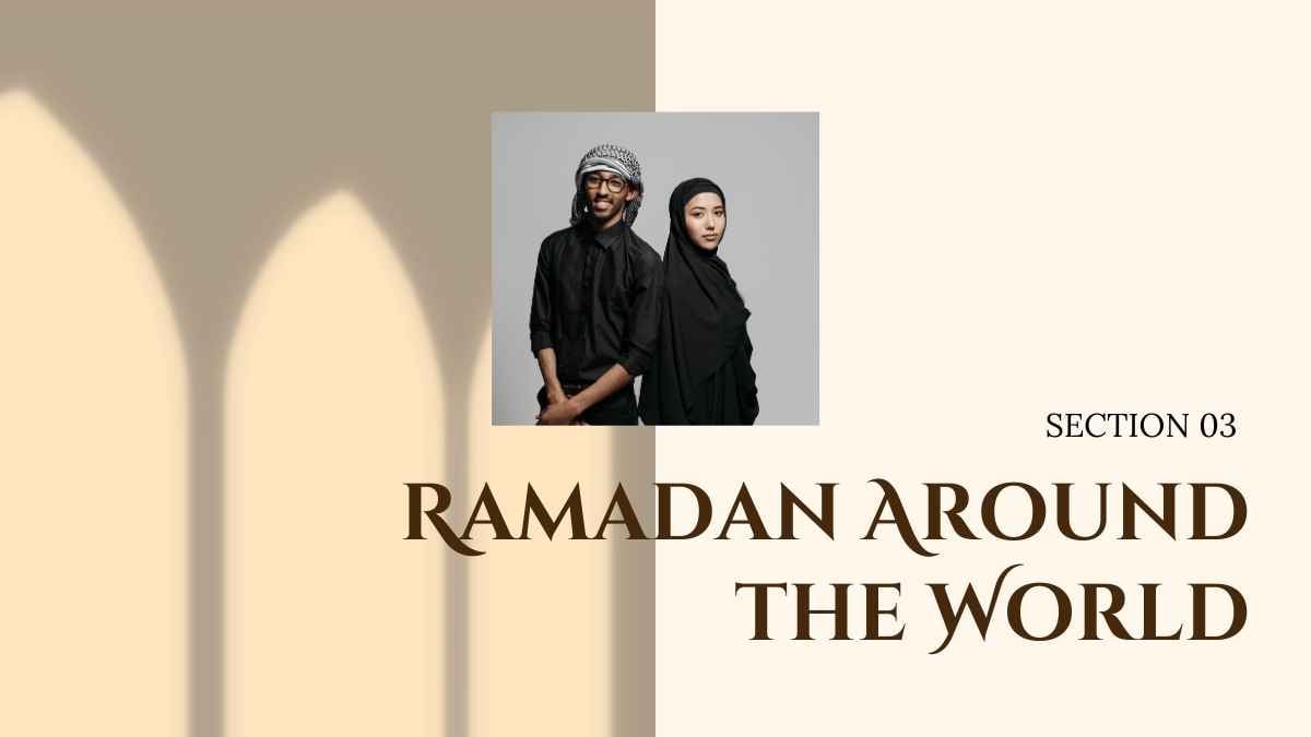 Latar Ramadan Kareem Minimalis dalam Slide - slide 9