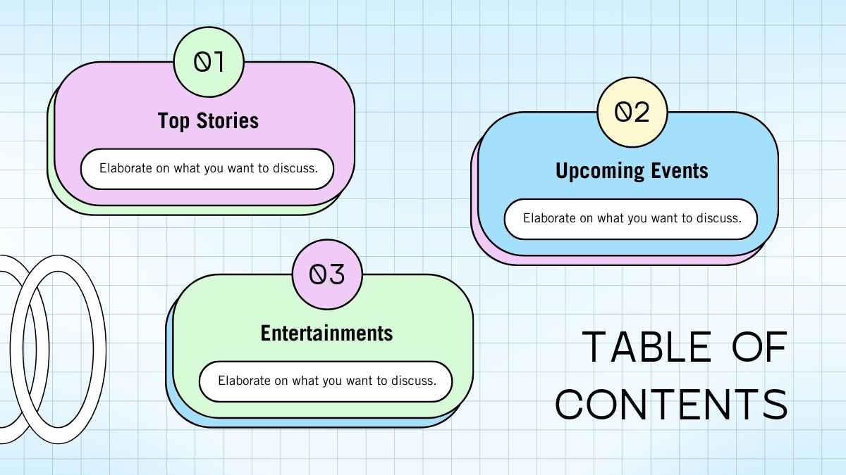 Newsletter de entretenimento digital moderno em slides - deslizar 3
