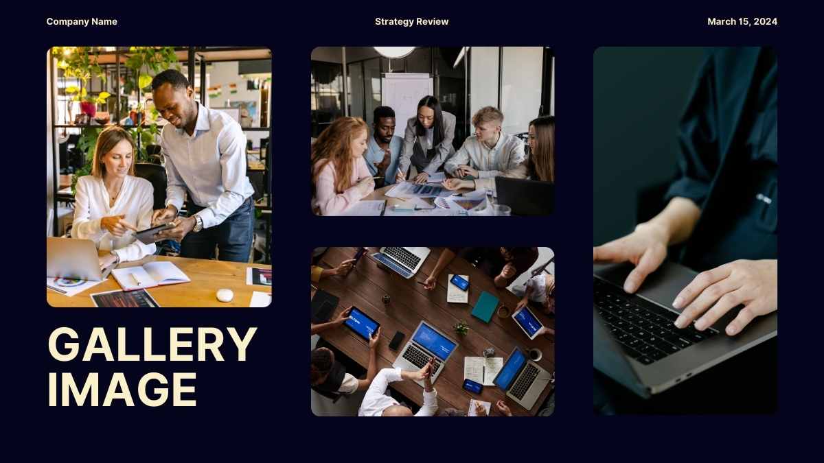 Yellow Monthly Strategy Review Slides - slide 11